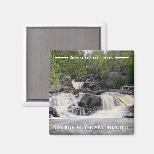 George H. Crosby Manitou State Park Magnet (Recto/Verso)