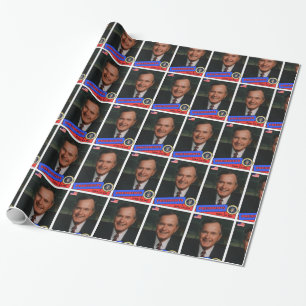 George H.W. Bush-honkaarten Cadeaupapier