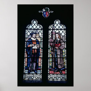 George Herbert en Nicholas Ferrar Poster