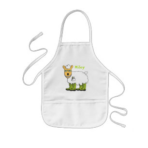 George - hij is een klein schort van de schaap