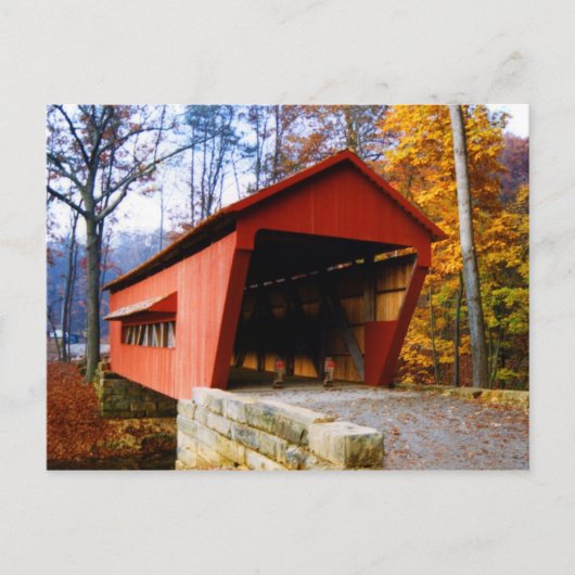 George Hutchins Covered Bridge Briefkaart (Voorkant)