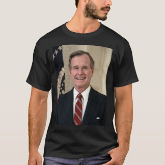 George HW Struik Presidenteel Portret Classic T-Sh T-shirt