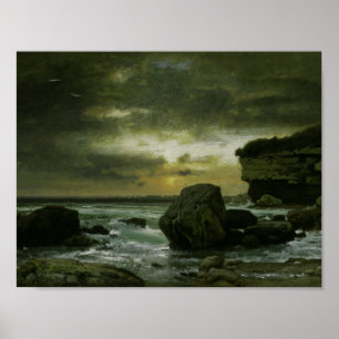 George Inness - A Marine Poster