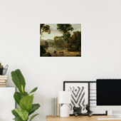 George Inness - De Ford oversteken Poster (Thuiskantoor)