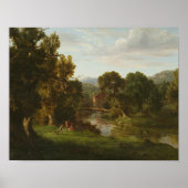 George Inness - The Old Mill Poster (Voorkant)