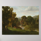 George Inness - The Old Mill Poster (Voorkant)
