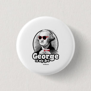 George is mijn Bro Ronde Button 3,2 Cm