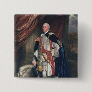 George John Spencer Vierkante Button 5,1 Cm