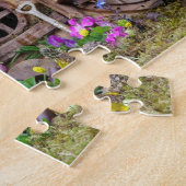 George la souris dans une pile de logis Puzzle (Côté)