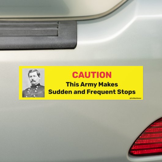 George McClellan bumper sticker (Op auto)