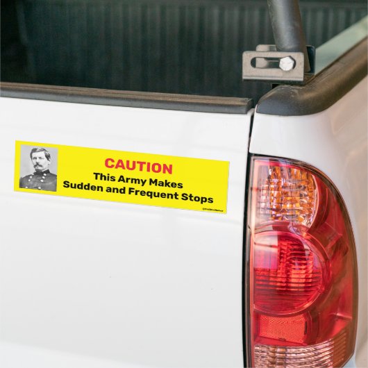 George McClellan bumper sticker (Op Truck)