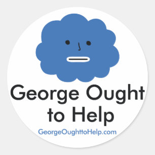 George moet Sticker helpen