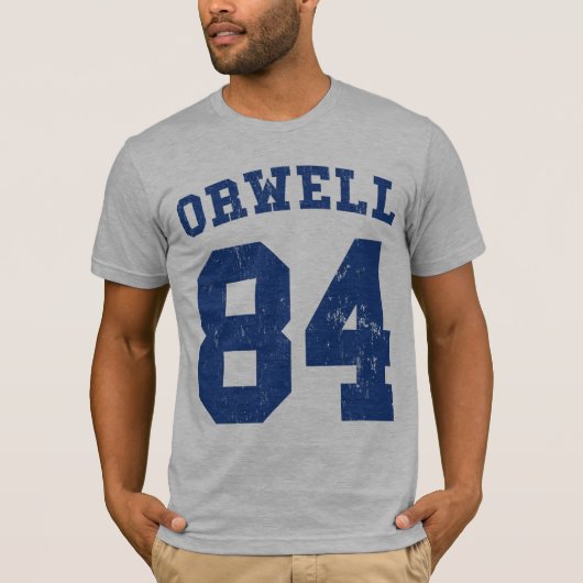 George Orwell 1984 Jersey T-Shirt (Voorkant)