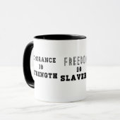 George Orwell 1984 Slogan Mug (Devant gauche)