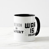 George Orwell 1984 Slogan Mug (Devant droit)