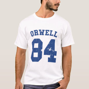 George Orwell 84 1984 jersey T-shirt
