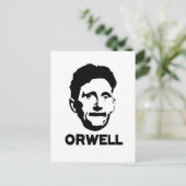 George Orwell Briefkaart (Staand voorkant)