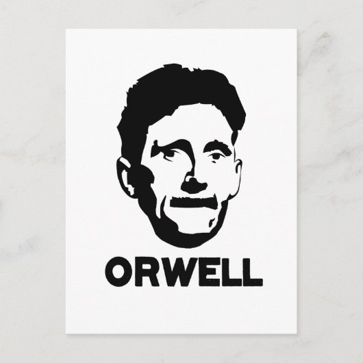 George Orwell Briefkaart (Voorkant)