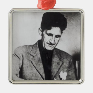 George Orwell Metalen Ornament