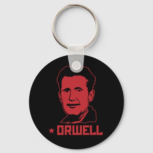 George Orwell Portrait Sleutelhanger (Voorkant)