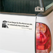 George Orwell Quote Bumpersticker (Op Truck)