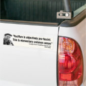 George Orwell Quote Bumpersticker (Op Truck)