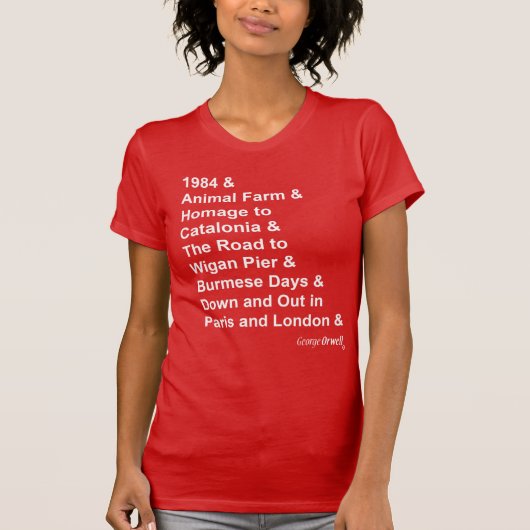 George Orwell T-shirt (Voorkant)