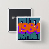 George Orwell's 1984 Vierkante Button 5,1 Cm (Voorkant /achterkant)