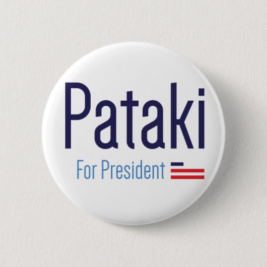 George Pataki 2016 Campaign Button - 2,25-inch ron (Voorkant)