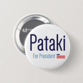 George Pataki 2016 Campaign Button - 2,25-inch ron (Voorkant /achterkant)