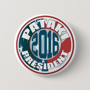 George Pataki voor President in 2016 Ronde Button 5,7 Cm