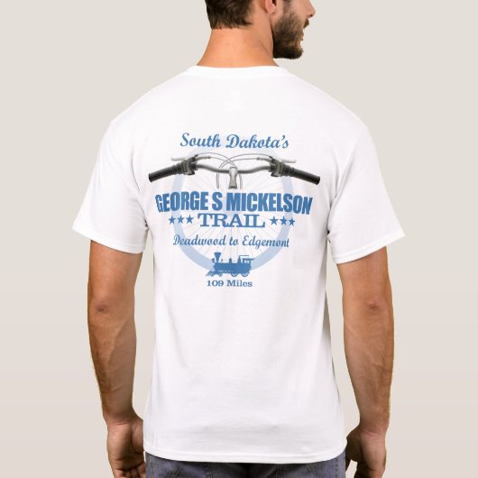 George S Mickelson Trail (H2) T-shirt (Achterkant)
