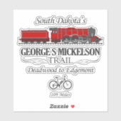 George S Mickelson Trail (RT2) Sticker (Vel)
