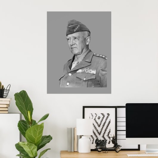 George S. Patton Poster (Thuiskantoor)
