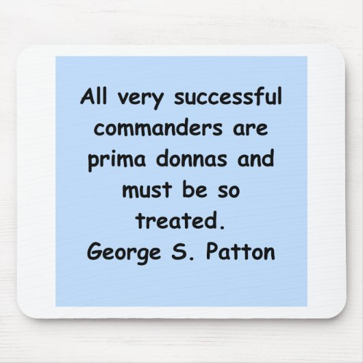 george s patton quote muismat (Voorkant)