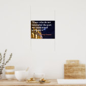 George Santayana citaat over het verleden Poster (Keuken)