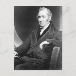 George Stephenson, gegraveerd door Charles Turner Briefkaart