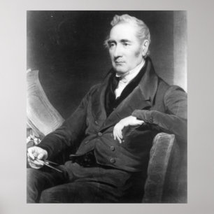 George Stephenson, gegraveerd door Charles Turner Poster
