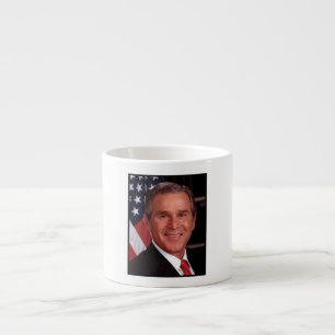 George Struik 43rd Amerikaans President Foto Espresso Kop