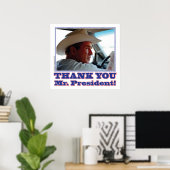 George Struik/Dank u wel! Poster (Thuiskantoor)