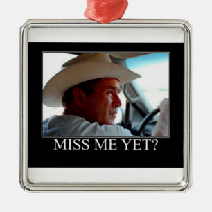 George Struik/Miss me toch? Metalen Ornament