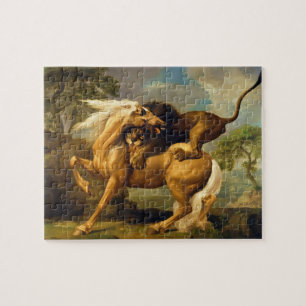 George Stubbs A Lion Attacking a Horse, c.1762 ( Legpuzzel