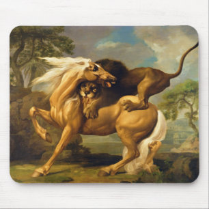 George Stubbs A Lion Attacking a Horse, c.1762 ( Muismat