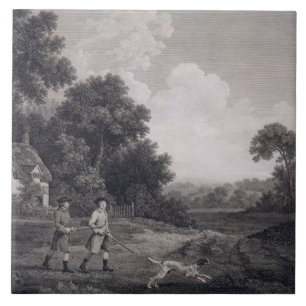 George Stubbs Afschieten, bord 2, gegraveerd doo Tegeltje