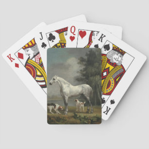 George Stubbs - Een dapple Gray Hunter Pokerkaarten