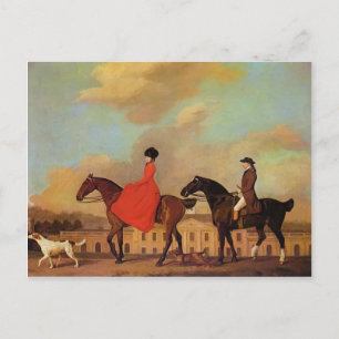 George Stubbs- John en Sophia Musters Briefkaart