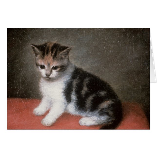 George Stubbs | Miss Ann White's Kitten, 1790 (Devant horizontal)