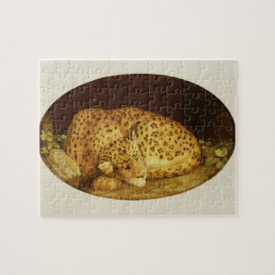George Stubbs Sleeping Leopard, 1777 (amel on Legpuzzel