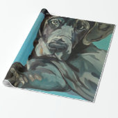 George the Great Dane Wrapping Paper Cadeaupapier (Uitgerold)