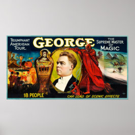 George —Triumphant American Tour Poster